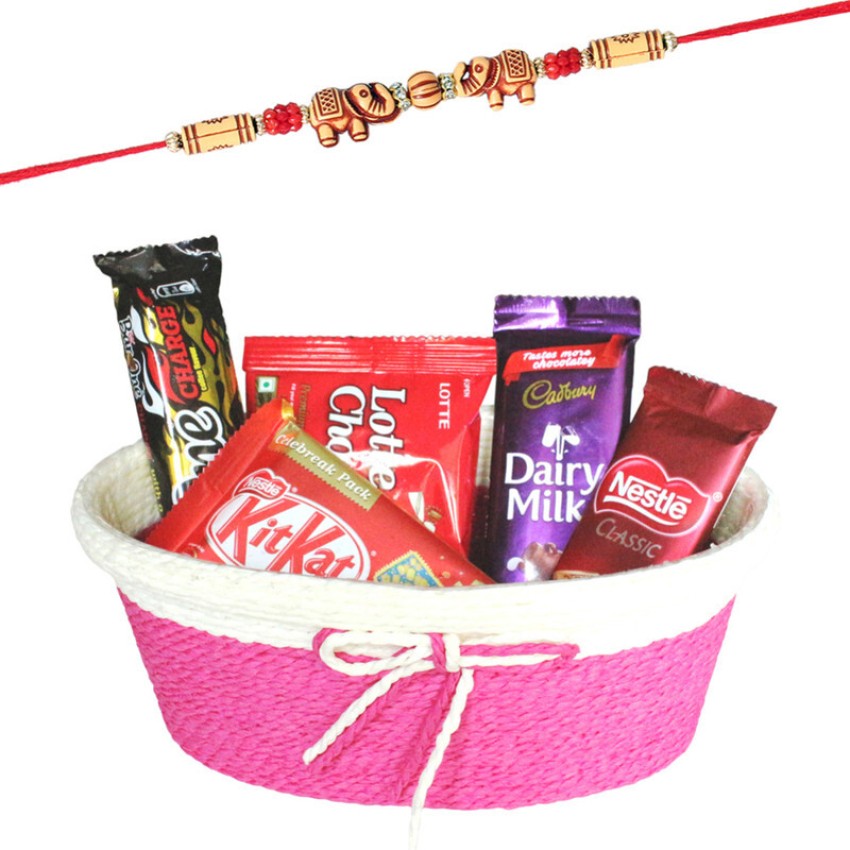 FestivalsBazar Square Shaped Mouthwatering Birthday Gift Hamper Of