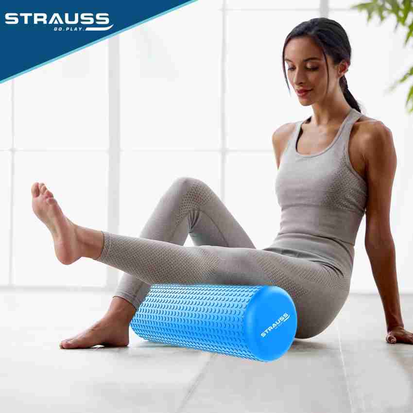 Available in Blue & Black Strauss High Density Foam Roller, 30cm, (IM-183),  For Exercise at Rs 408/piece in Noida