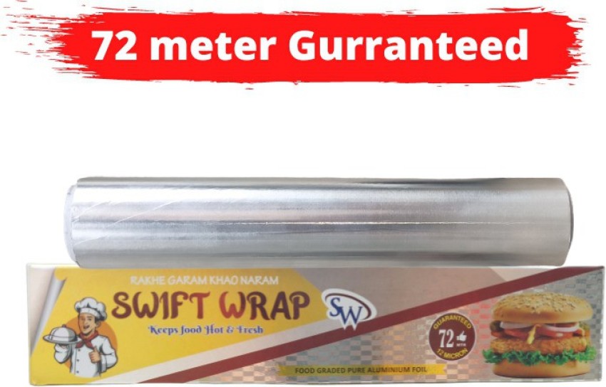 SW SILVER WRAP Food Grade Aluminium foil Paper 1 Kg