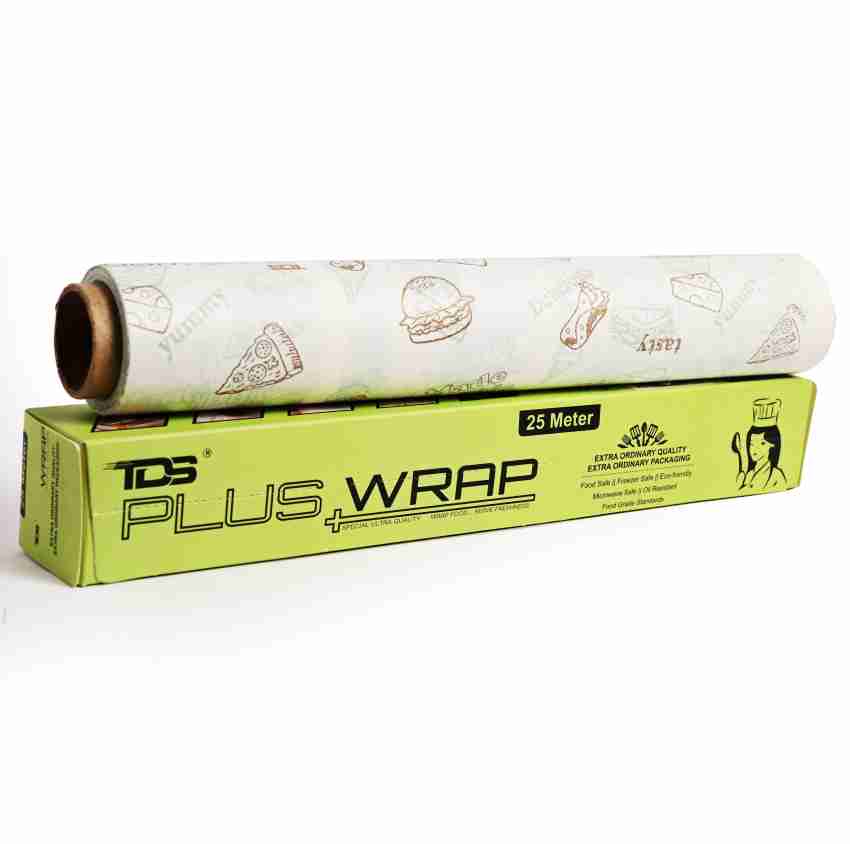 TDS PLUS WRAP TDS 100 Meter Printed Butter Paper Price in India - Buy TDS  PLUS WRAP TDS 100 Meter Printed Butter Paper online at