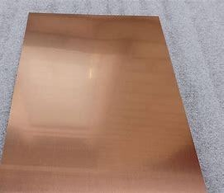 Uxcell Pure Copper Sheet, 2pcs 4 inch x 4 inch x 0.024 inch 22 Gauge T2 Copper Metal Plate for Crafts, Electrical Repairs, Size: 4 x 4 x 0.024, Bronze