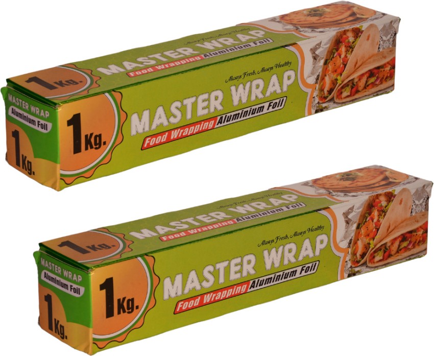 Aluminium Paper for Food Wrapping 1 KG ( Without Box) - Paper Foil