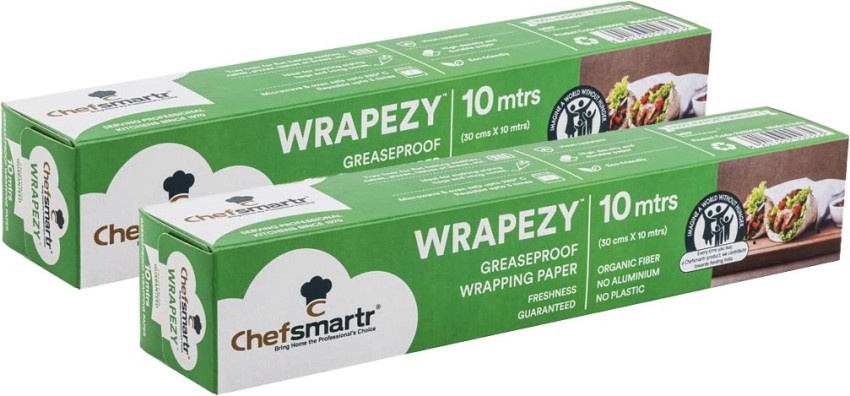 Chefsmartr Greaseproof Wrapping Paper, Organic Fiber