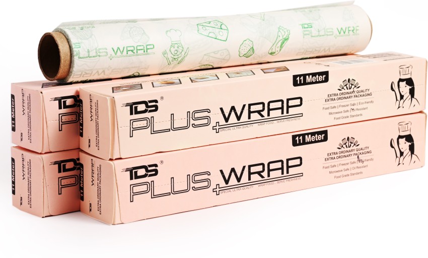 TDS PLUS WRAP TDS 100 Meter Printed Butter Paper Price in India - Buy TDS  PLUS WRAP TDS 100 Meter Printed Butter Paper online at