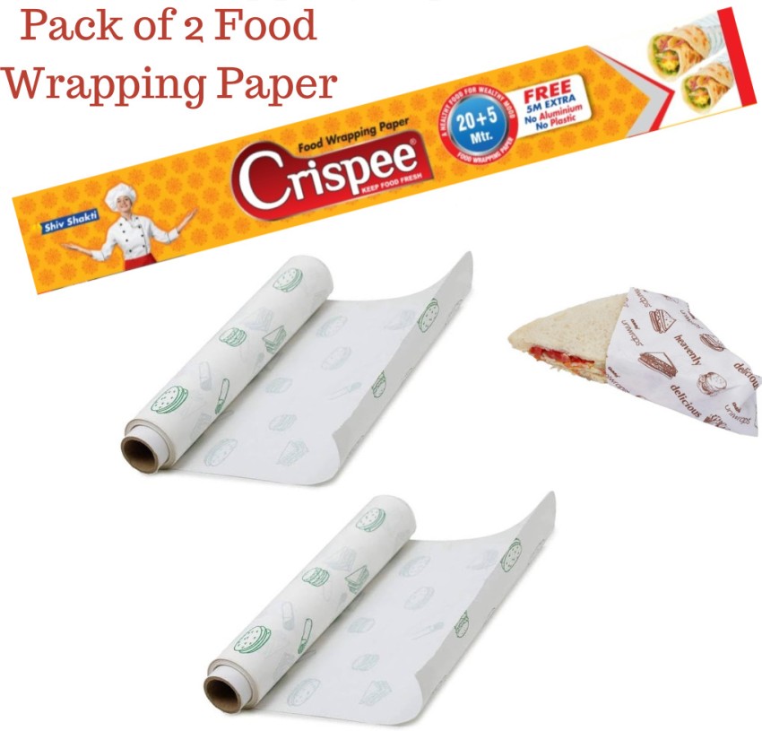 crispee FOOD WRAPPING ORGANIC PAPER 25 M Parchment Paper Price in India -  Buy crispee FOOD WRAPPING ORGANIC PAPER 25 M Parchment Paper online at