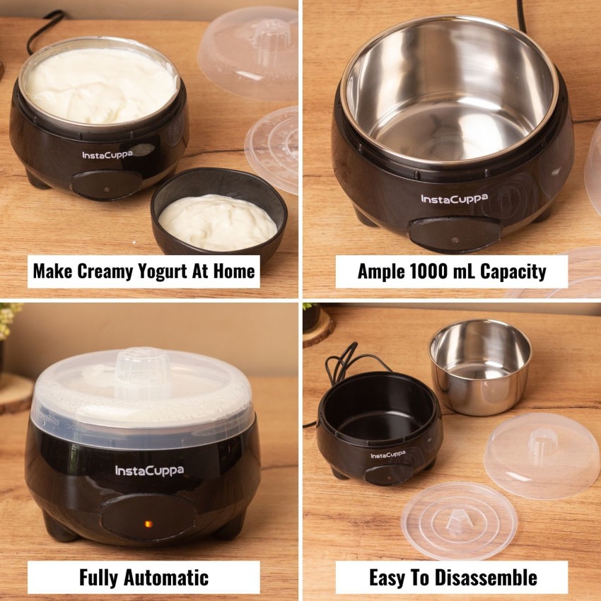 InstaCuppa Automatic Probiotic-Rich Yogurt Maker with Auto