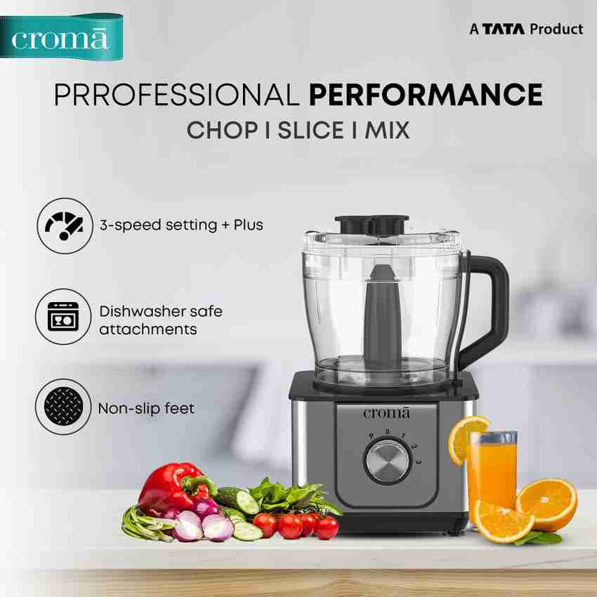 Croma CRAK1035 1000 Watt Food Processor 1000 W Food Processor Price in India Buy Croma CRAK1035 1000 Watt Food Processor 1000 W Food Processor online at Flipkart