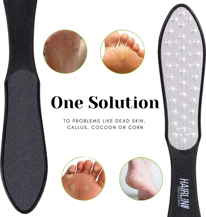 Hair Line Professional Double Sided Lazer Plate Foot Filer