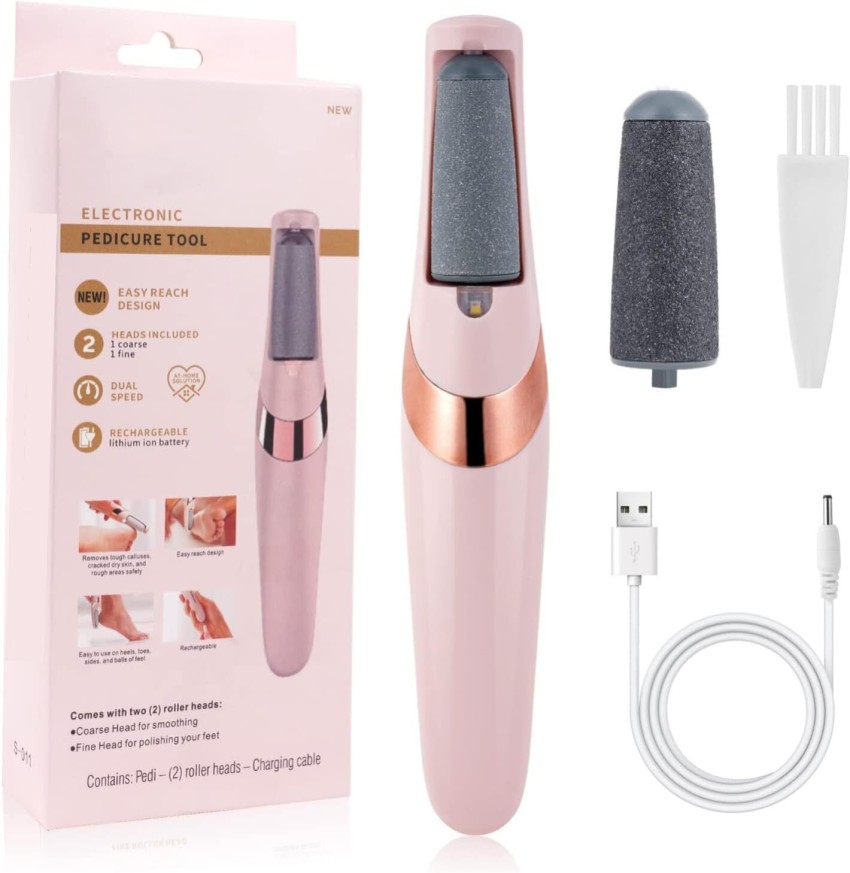 Zovilstore Electric Foot Callus Remover Rechargeable Pedicure Tools 2  Roller Heads - Price in India, Buy Zovilstore Electric Foot Callus Remover  Rechargeable Pedicure Tools 2 Roller Heads Online In India, Reviews, Ratings