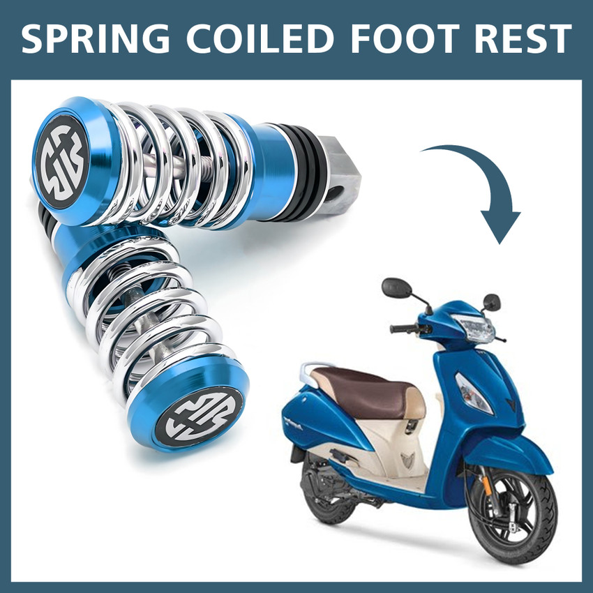 Miwings Blue Foot Rest For TVS Jupiter Foot Rest Price in India