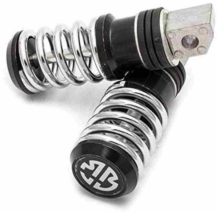 Vishal Mart Spring Coil Style Bike Foot Rest Bike Foot pegs for Bike Comfort Rider Foot Rest Price in India Buy Vishal Mart Spring Coil Style Bike Foot Rest Bike Foot pegs for