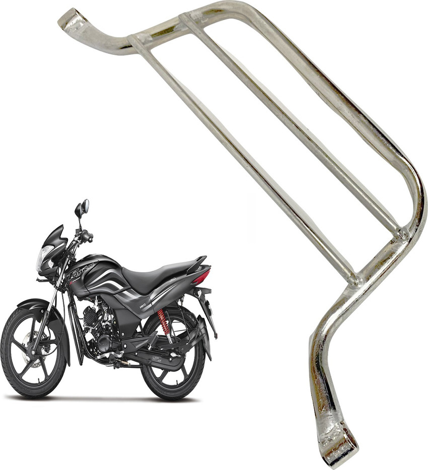 Dhe Best Bike Rear Footrest Stand Chrome for Hero Passion Plus