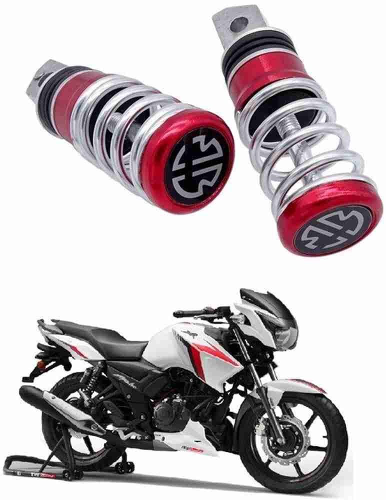Miwings Red Foot Rest For TVS Apache 160 4v Foot Rest Price in India Buy Miwings Red Foot Rest For TVS Apache 160 4v Foot Rest online at Flipkart