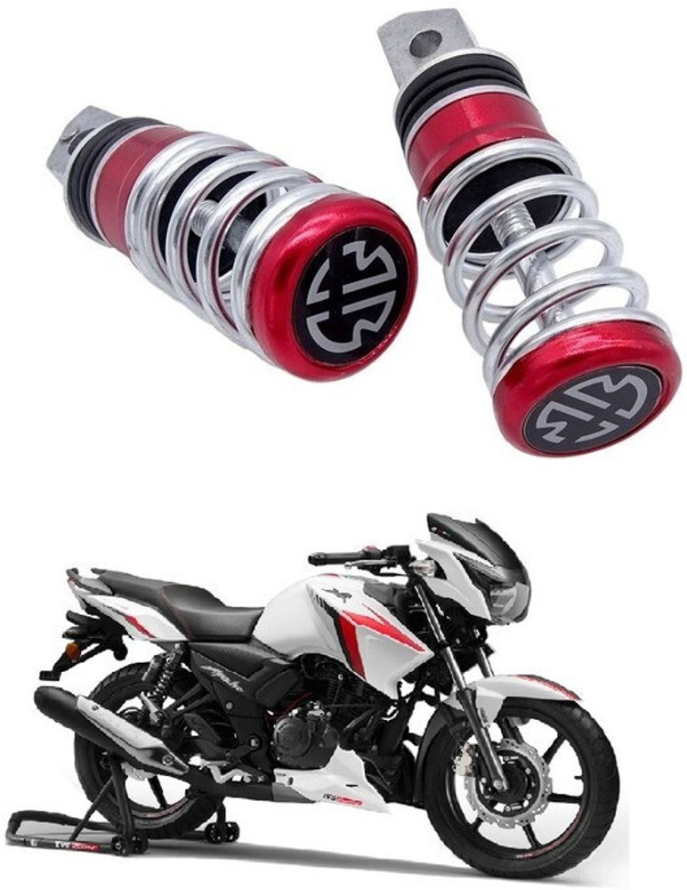 Miwings Red Foot Rest For TVS Apache 160 4v Foot Rest Price in India Buy Miwings Red Foot Rest For TVS Apache 160 4v Foot Rest online at Flipkart