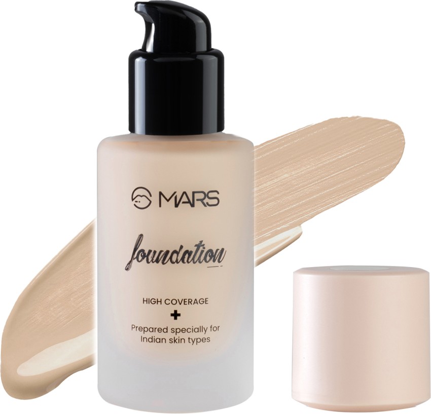 MARS High Coverage Liquid Foundation - Price in India, Buy MARS High  Coverage Liquid Foundation Online In India, Reviews, Ratings & Features