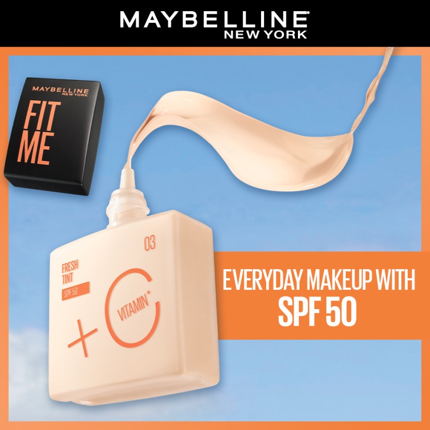 Maybelline Fit Me Fresh Tint Vit C + Spf 50- 30Ml- Shade 02