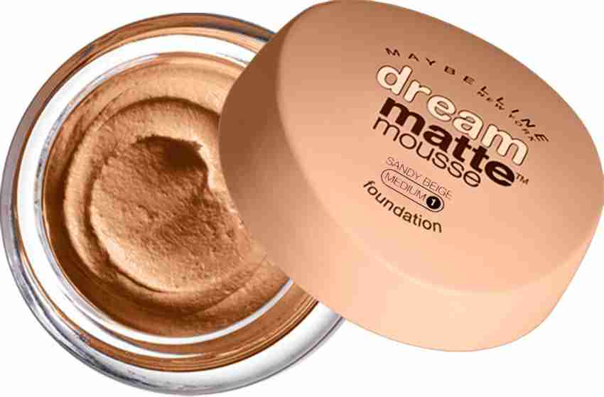 Maybelline Dream Matte Mousse Foundation - 18 g - Price in India, Buy Maybelline  Dream Matte Mousse Foundation - 18 g Online In India, Reviews, Ratings &  Features
