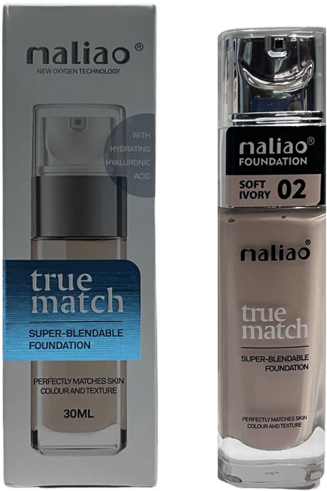 maliao True Match Super Blendable 24 Hrs Long Lasting Foundation Soft Ivory  Foundation - Price in India, Buy maliao True Match Super Blendable 24 Hrs  Long Lasting Foundation Soft Ivory Foundation Online