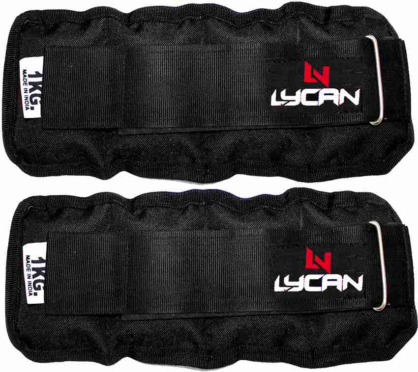LYCAN 1kg x 2pc ankle weight Best for Fitness Walking Jogging Aerobics and Swimming Black Ankle Wrist Weight Buy LYCAN 1kg x 2pc ankle weight Best for Fitness Walking Jogging