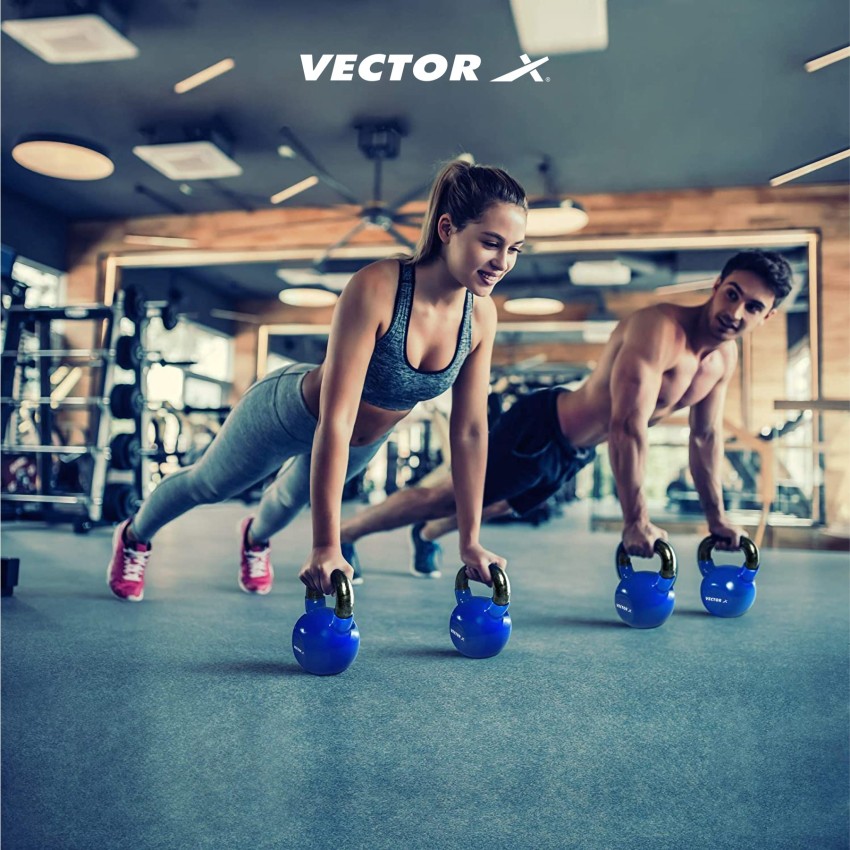 Vector X PVC Kettlebell for Fitness Training (6kg)