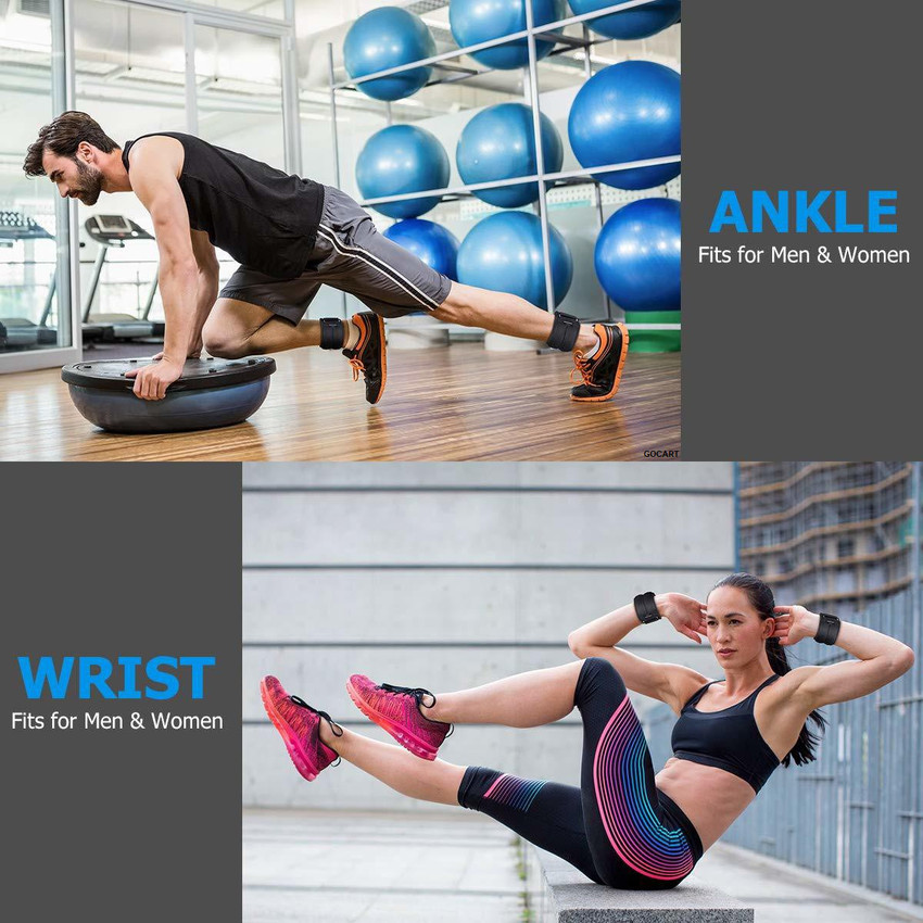 GOCART Wrist Leg Weights For Walking Running Aerobics Black Ankle Wrist Weight Buy GOCART Wrist Leg Weights For Walking Running Aerobics Black Ankle Wrist Weight Online at Best Prices