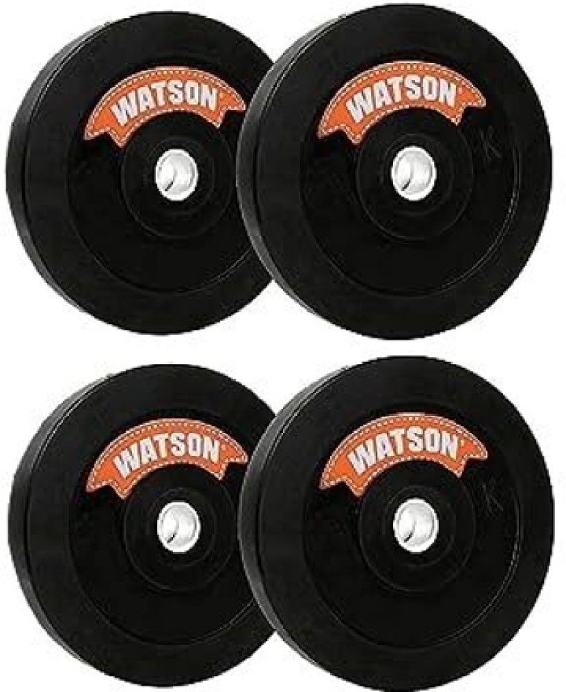 Watson Gym Rubber Plates Rubber Dumbbell Plate 25mm Gym Weight