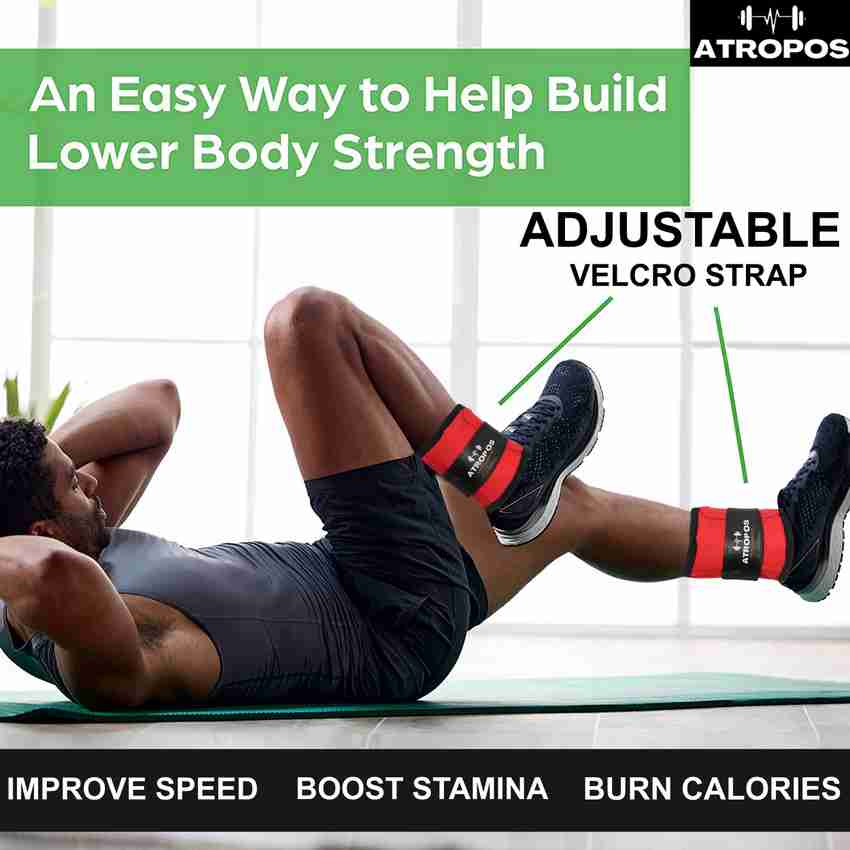 ATROPOS Adjustable Ankle Wrist Weights Ideal for Walking Running Jogging Cycling Gym. Red Ankle Wrist Weight Buy ATROPOS Adjustable Ankle Wrist Weights Ideal for Walking Running Jogging Cycling Gym. R...