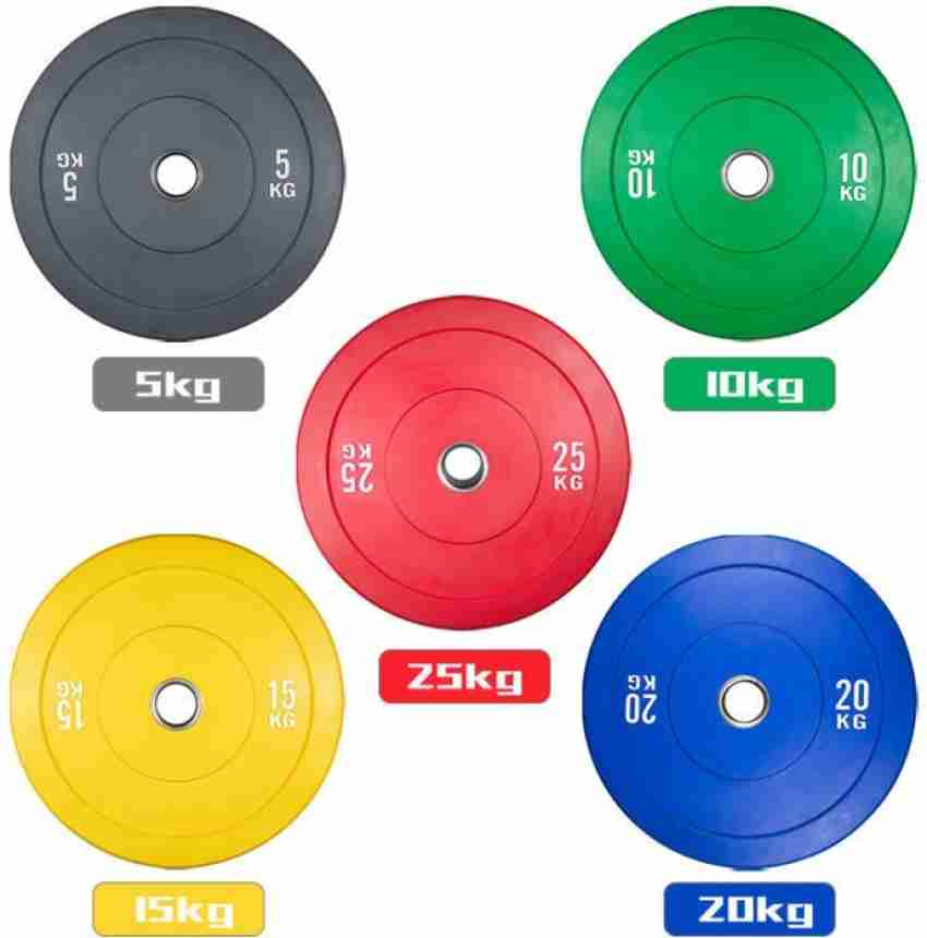 YMD 20 kg Olympic Bumper Plates 10kgx2pc Rubber Bumper Weight Plates with 50 mm Dia Home Gym Combo Price in India Buy YMD 20 kg Olympic Bumper Plates 10kgx2pc Rubber Bumper