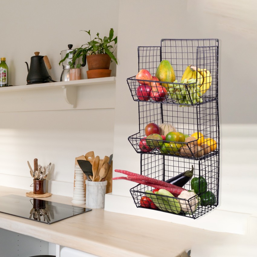 Produce Bin Wall Shelf