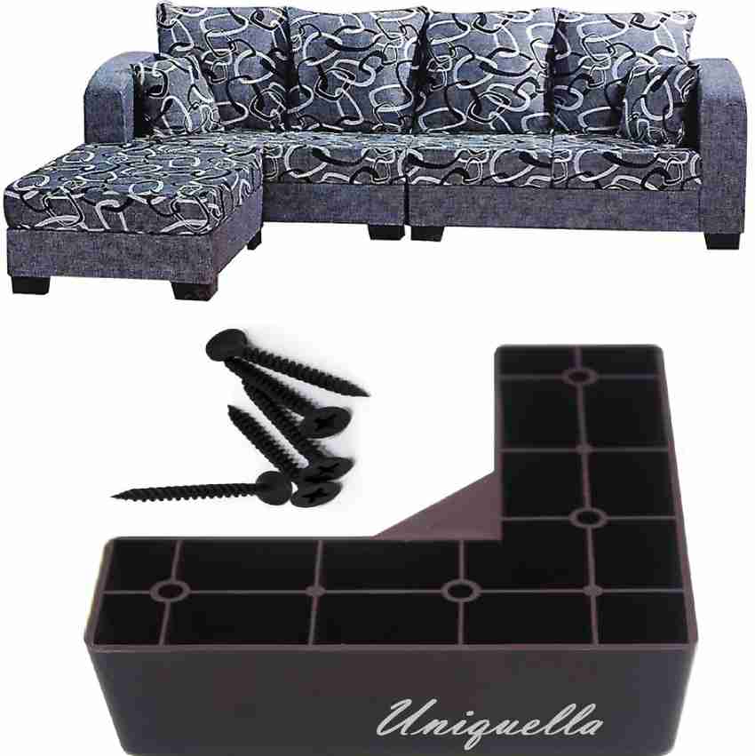 uniquella Premium Quality 2 L Shape Plastic Sofa Legs 4 Pcs Floor Friendly Couch Legs Sofa Legs Price in India Buy uniquella Premium Quality 2 L Shape Plastic Sofa