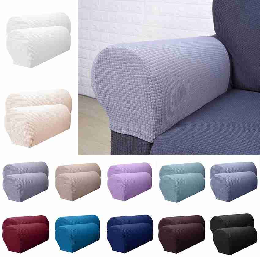 SILNOVO Set of 2 Waterproof Flannel Furniture Sofa Armrest Covers Off White Sofa Fabric Price in India Buy SILNOVO Set of 2 Waterproof Flannel Furniture Sofa Armrest Covers Off White Sofa