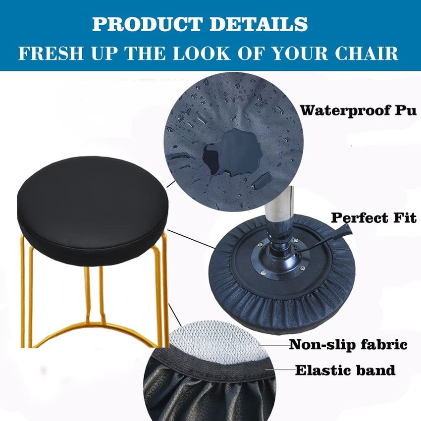 Meble home Stool Cushion Cover for 14.5 Inch 37 CM Chair Set of
