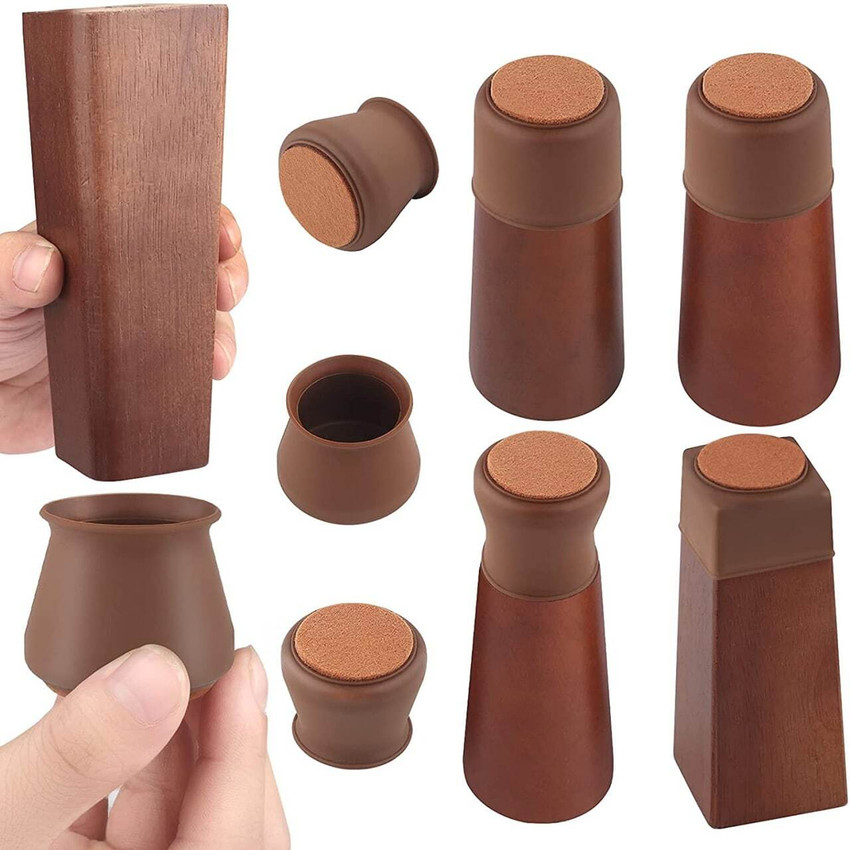 Porquepine Silicone Chair Table Leg Floor Protectors Anti Skid