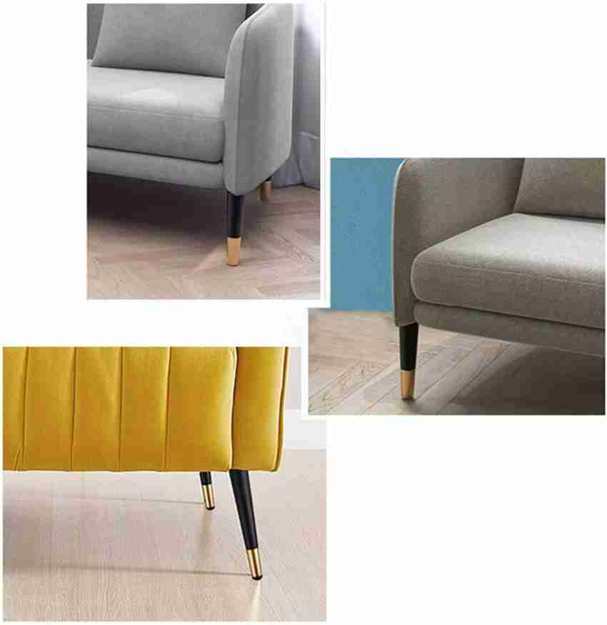uniquella 12 Inch Teakwood Black Sofa Furniture couch Legs Pack of