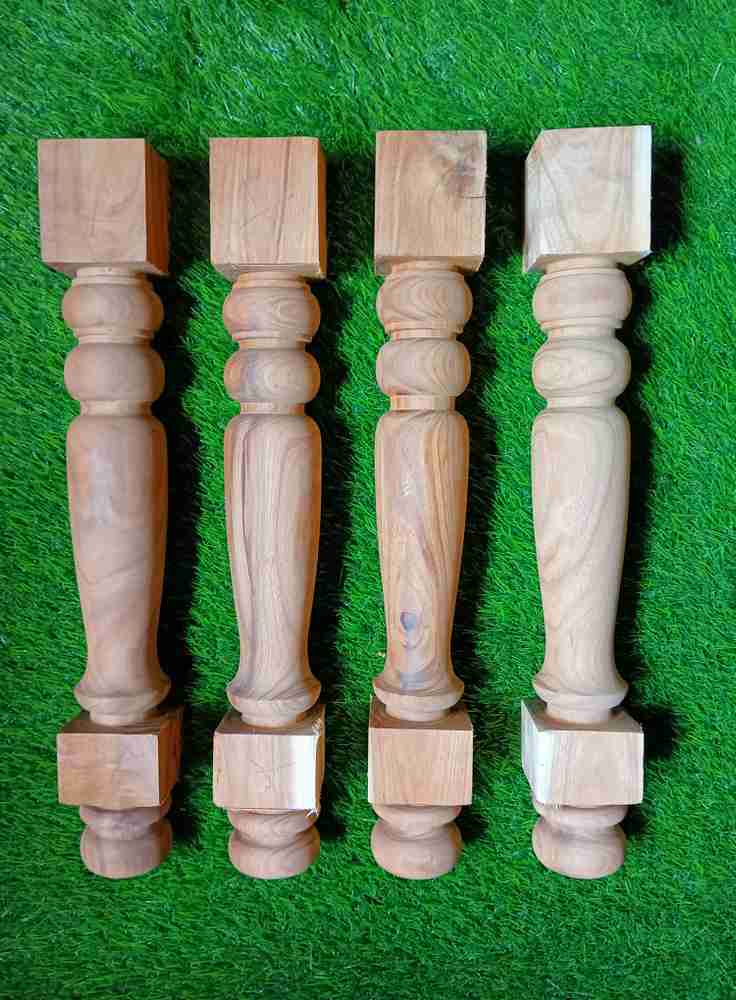 Buy DEWOO WOODWORK Wooden legs for Tables Table Legs