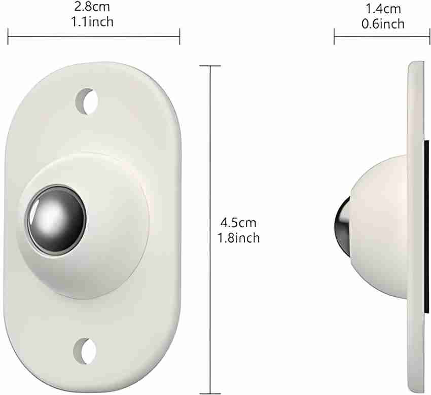 Self Adhesive Mini Caster Wheels, Appliance Wheels Swivel Stainless Paste  Universal Wheel, 360 Degree Rotation Sticky Pulley for Kitchen Appliances