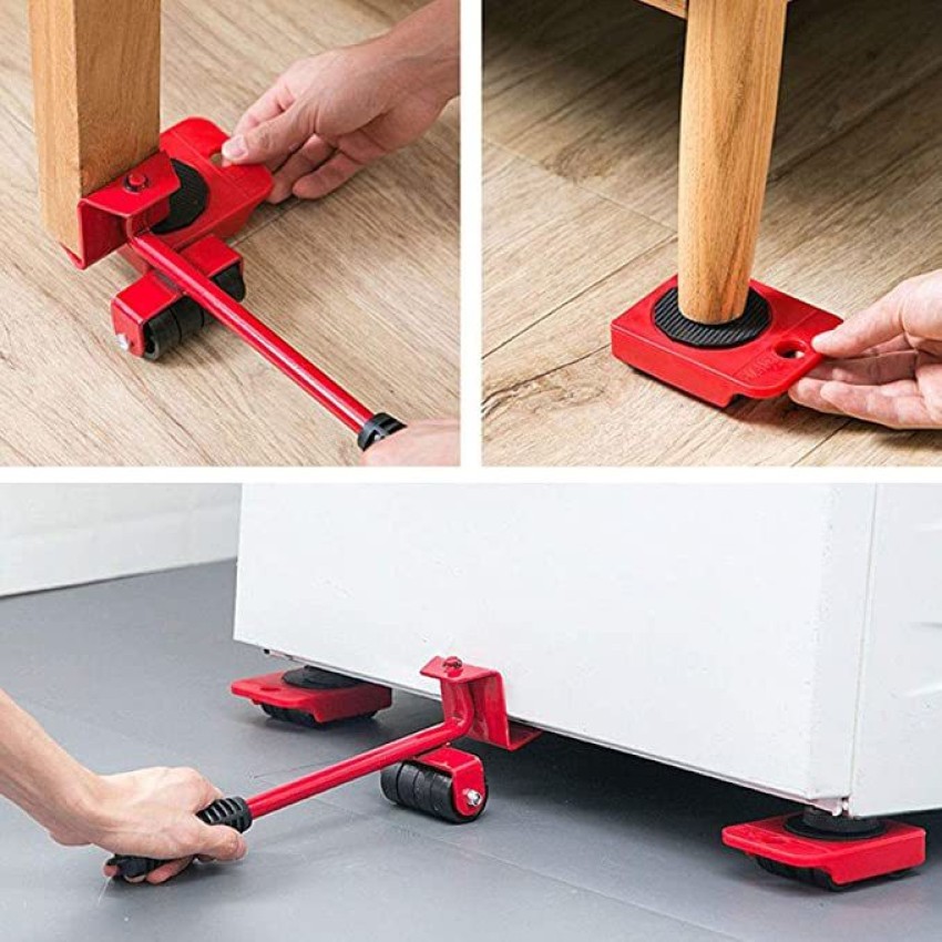 4Pcs Moving Dolly Furniture Mover with Caster & Lifter for Furniture