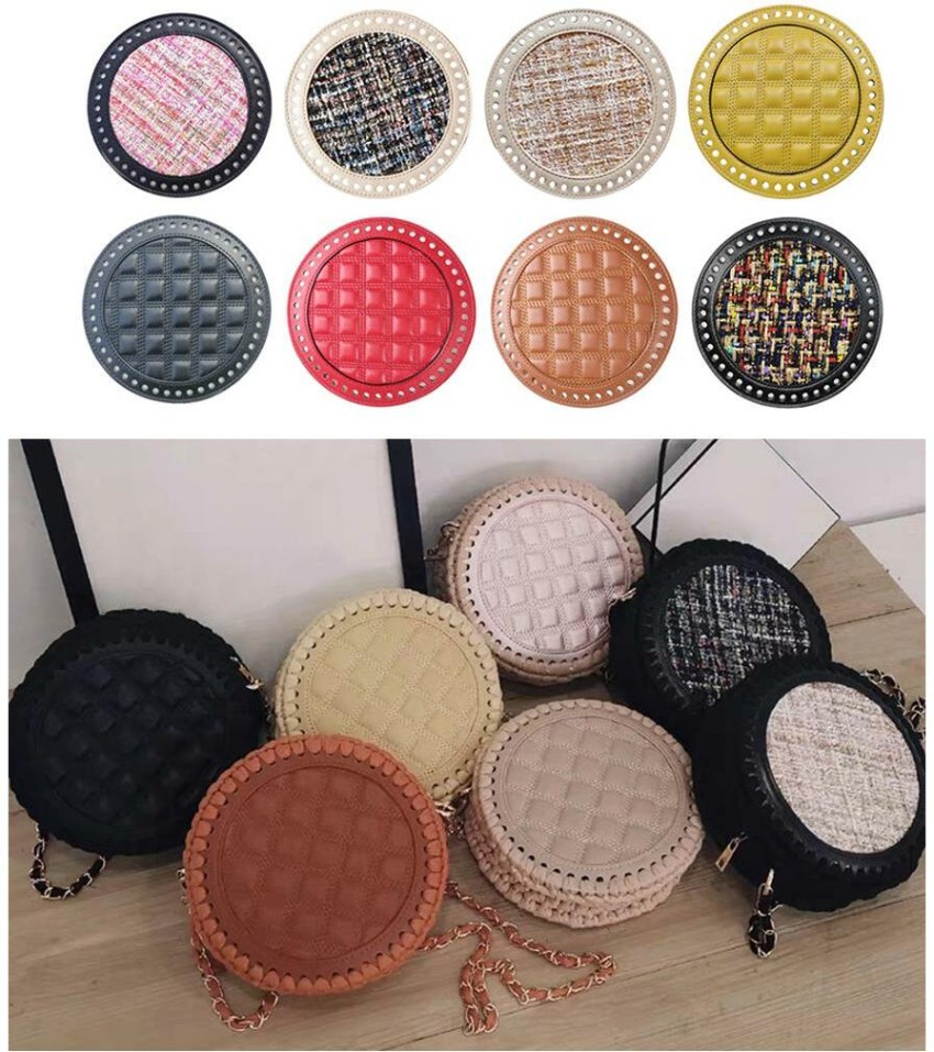 BNF Round Crochet Bag Bottom Shaper Pad Insert Base for Purse Making Black  Fixed Furniture Caster Price in India - Buy BNF Round Crochet Bag Bottom  Shaper Pad Insert Base for Purse