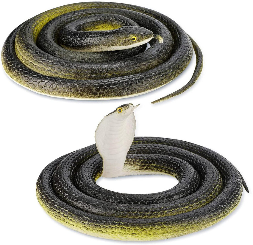 Realistic rubber snake top