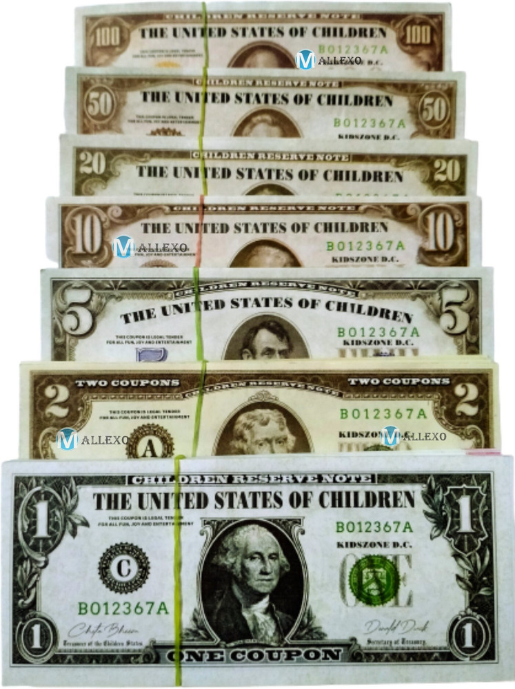 Toy currency hot sale