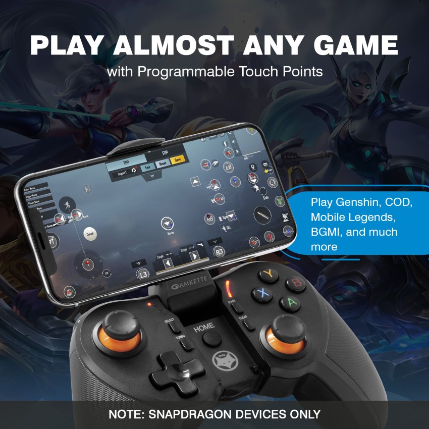 Amkette EvoFox Go Smartphone Bluetooth Gamepad for iPhones, iPads, and  Android at Rs 2499, Joystick in Noida