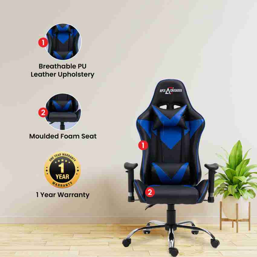 Gaming chair with online table