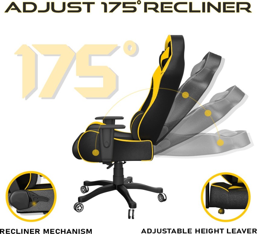 ASE Gaming Rage Series Ergonomic Gaming Chair with Head & Lumbar Pillow  Gaming Chair Price in India - Buy ASE Gaming Rage Series Ergonomic Gaming  Chair with Head & Lumbar Pillow Gaming