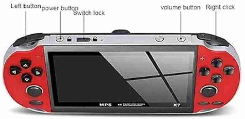 Gameson PSP Built-in Games MP4 Player Tv Out Portable Game Console With  10000 4 GB with Mario, Contra, Mustafa, Tekken 3, etc. (Black, 1) :  : Video Games