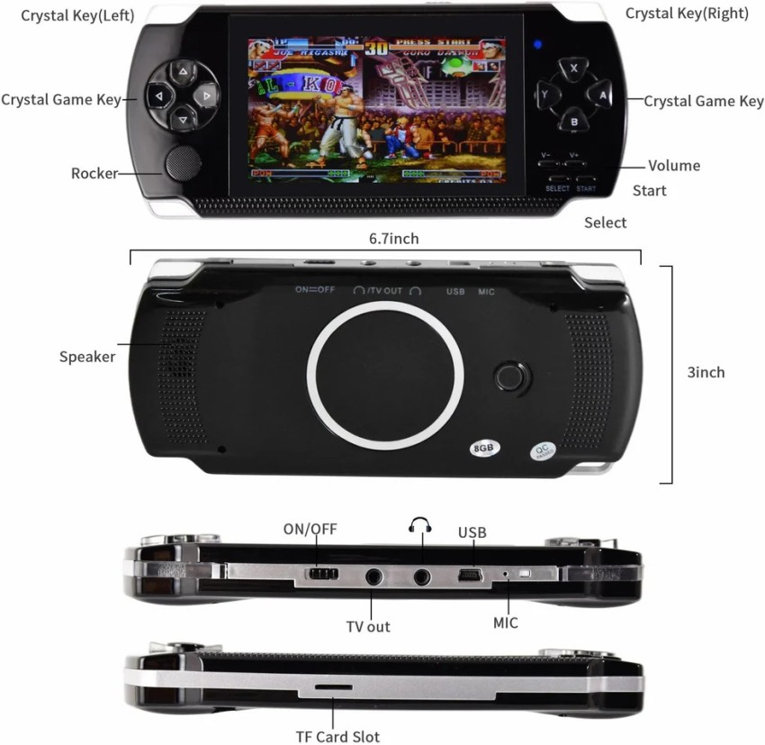 Buy P.S.P. Game Player Android OS Portable Game Console Online @ ₹14811  from ShopClues