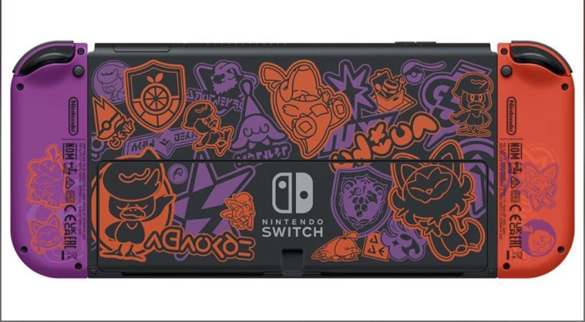  Nintendo Switch OLED Model: Pokemon Scarlet & Violet Edition  (Renewed) : Video Games