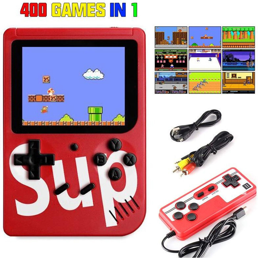 Qaz Sup 400 in 1 Video Game for TV Handheld Console with Remote