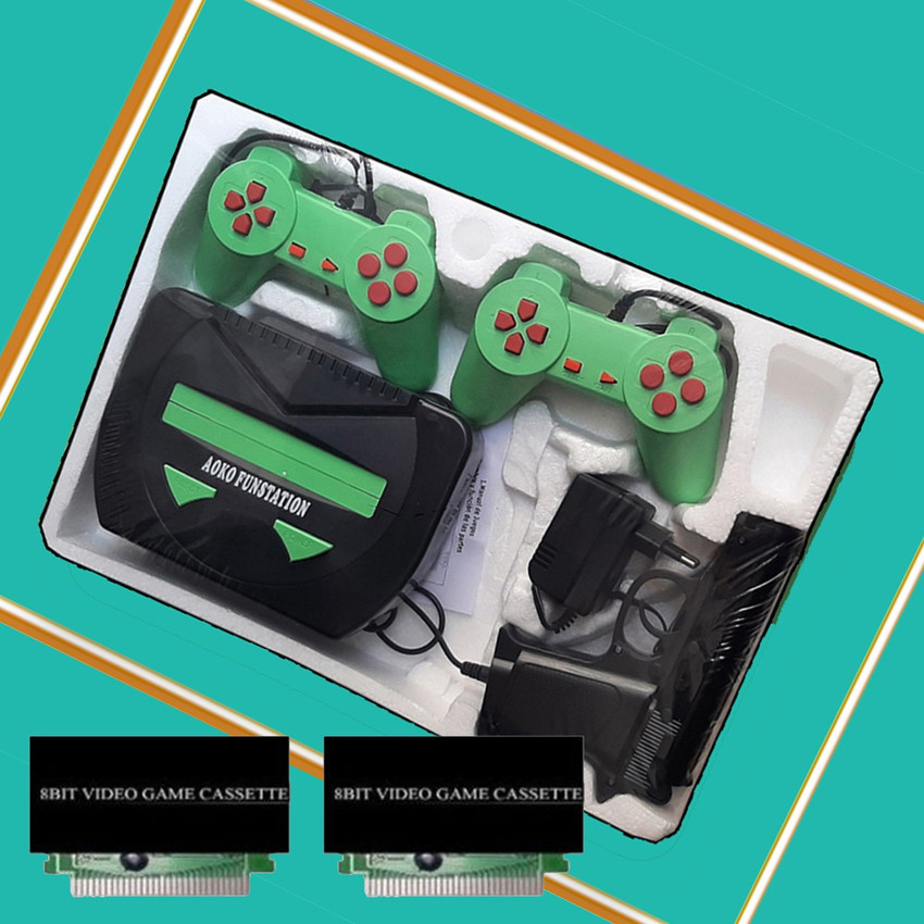PTCMart Victor 8 Bit Fun station Game Console in built games with