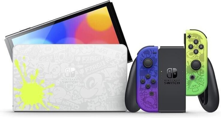 NINTENDO Switch Oled Splatoon 3 Special Edition Console 64 GB Price in  India - Buy NINTENDO Switch Oled Splatoon 3 Special Edition Console 64 GB  Splatoon Online - NINTENDO : Flipkart.com