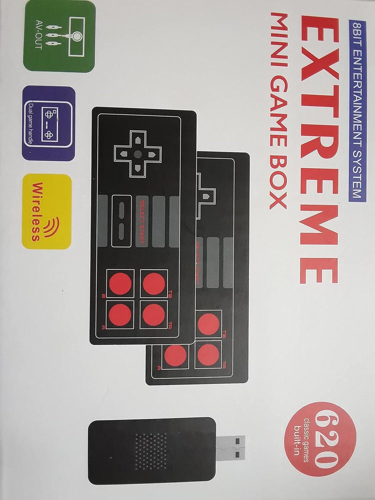 Extreme mini game box 8 bit entertainment system wireless 2025